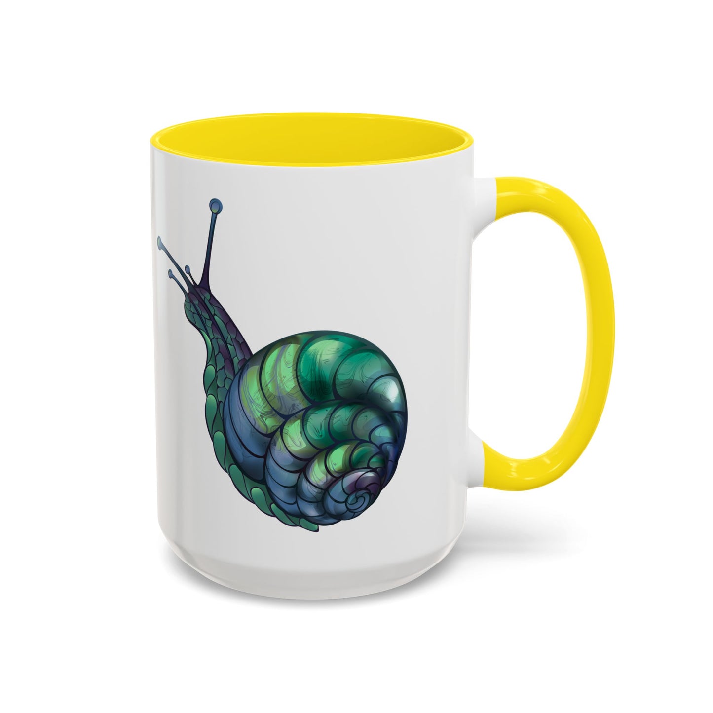 Whimsical Snail Accent Coffee Mug - Fun Gift for Nature Lovers, Unique Drinkware for Home, Snail Art Mug, Ceramic Mug for All [...]