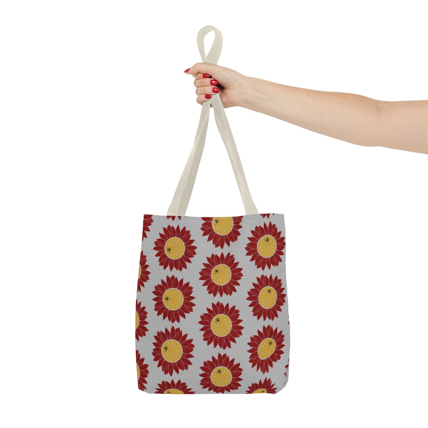 Bright Floral Tote Bag | Eco-Friendly Shopping Tote, Beach Bag, Summer Accessory, Gift for Her, Flower Pattern Carryall
