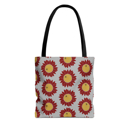 Bright Floral Tote Bag | Eco-Friendly Shopping Tote, Beach Bag, Summer Accessory, Gift for Her, Flower Pattern Carryall