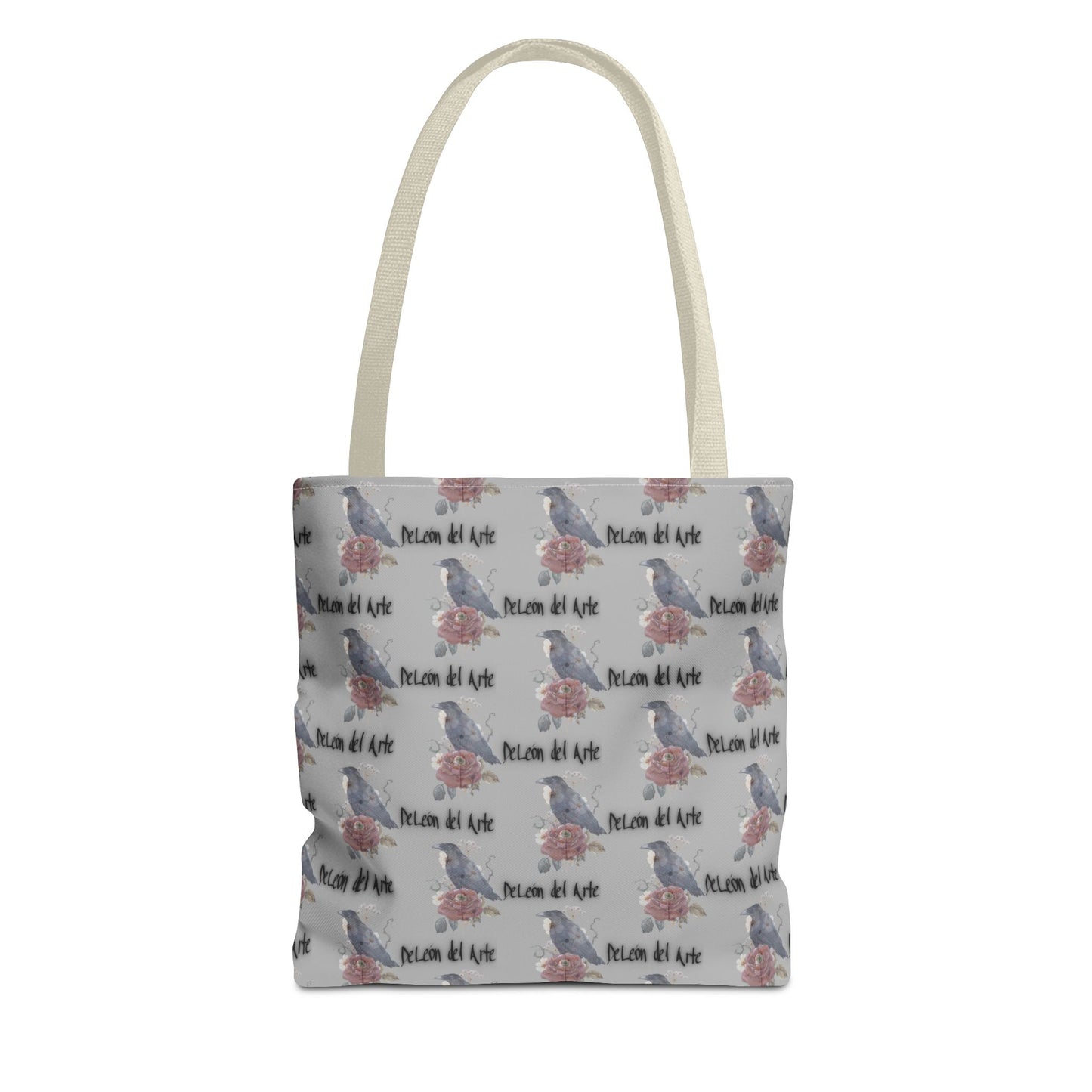 Charming Floral Tote Bag with Bird Design, Perfect for Casual Outings, Eco-Friendly Gift, Beach Bag, Everyday Carry-All