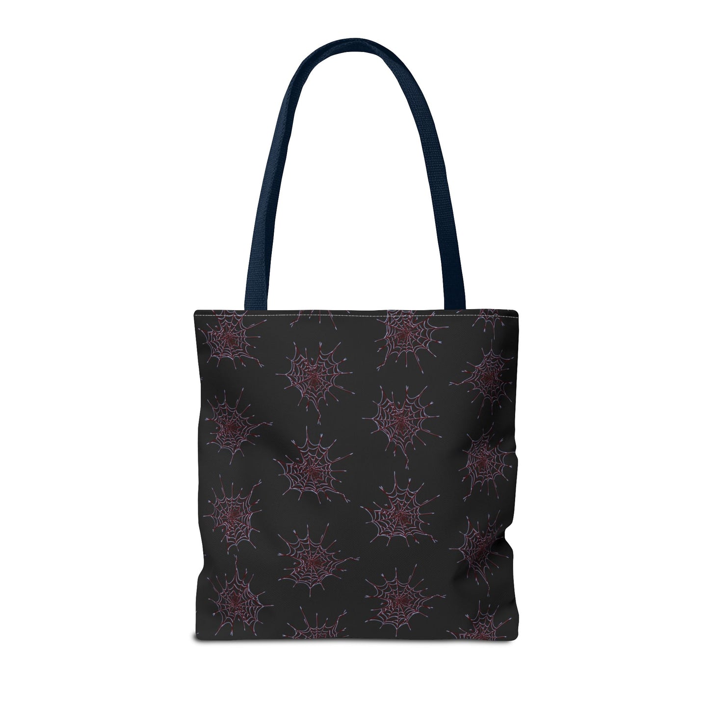Chic Black and red Heart Web Tote Bag, Stylish Grocery Bag, Eco-Friendly Shopping Tote, Gift Bag for Her, Casual Beach Bag