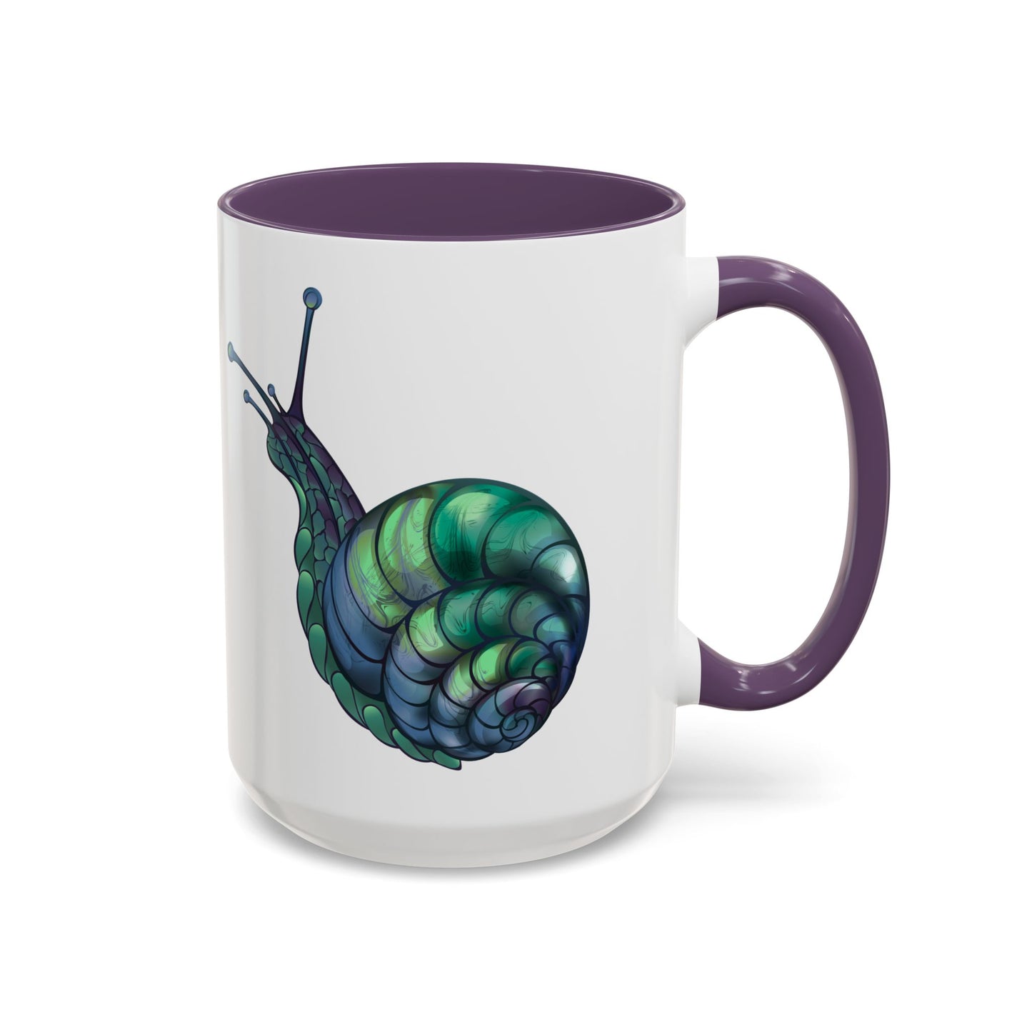 Whimsical Snail Accent Coffee Mug - Fun Gift for Nature Lovers, Unique Drinkware for Home, Snail Art Mug, Ceramic Mug for All [...]