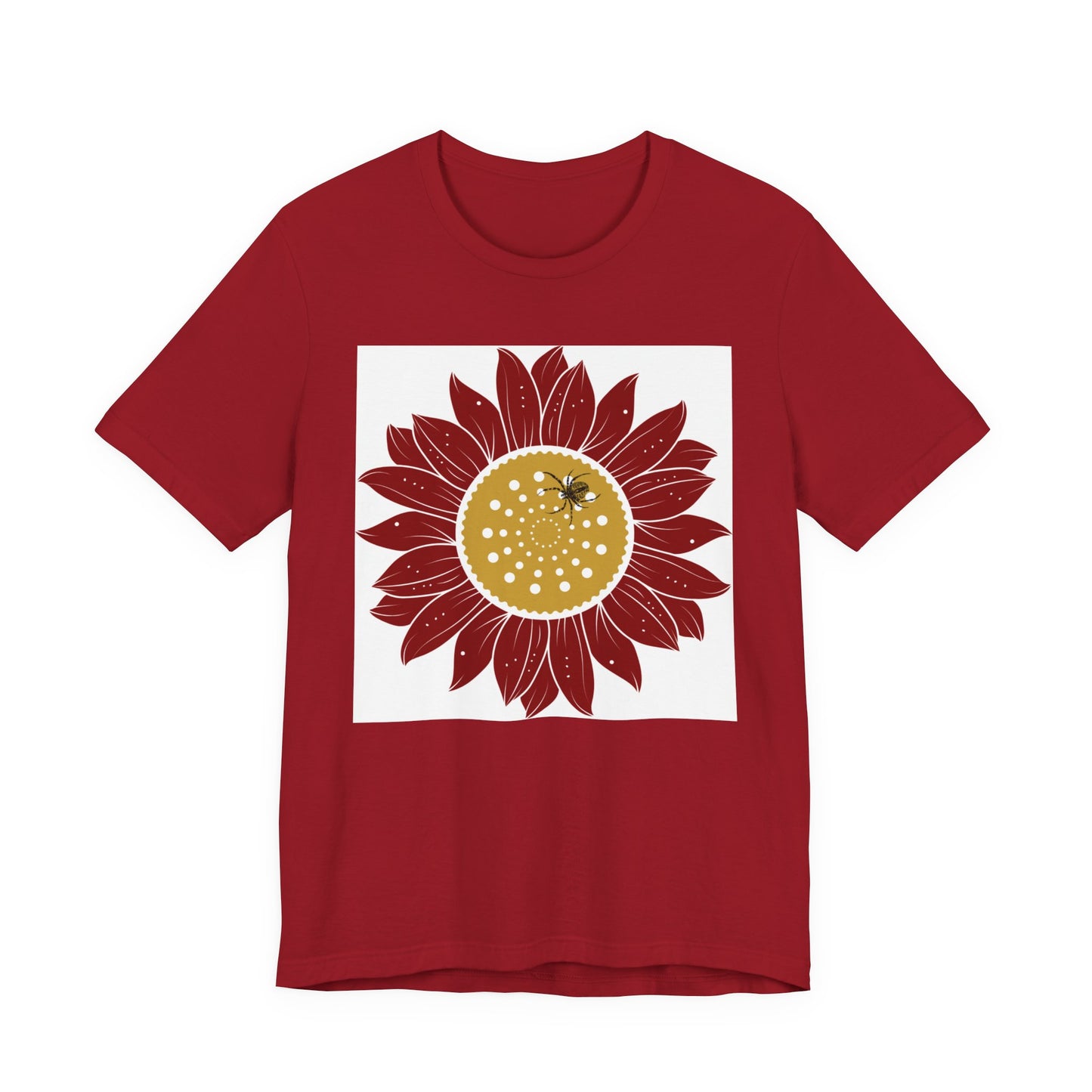 Sunflower Tee, Unisex T-Shirt for Art Lovers, Nature Inspired Gift, Casual Wear, Creative Expression