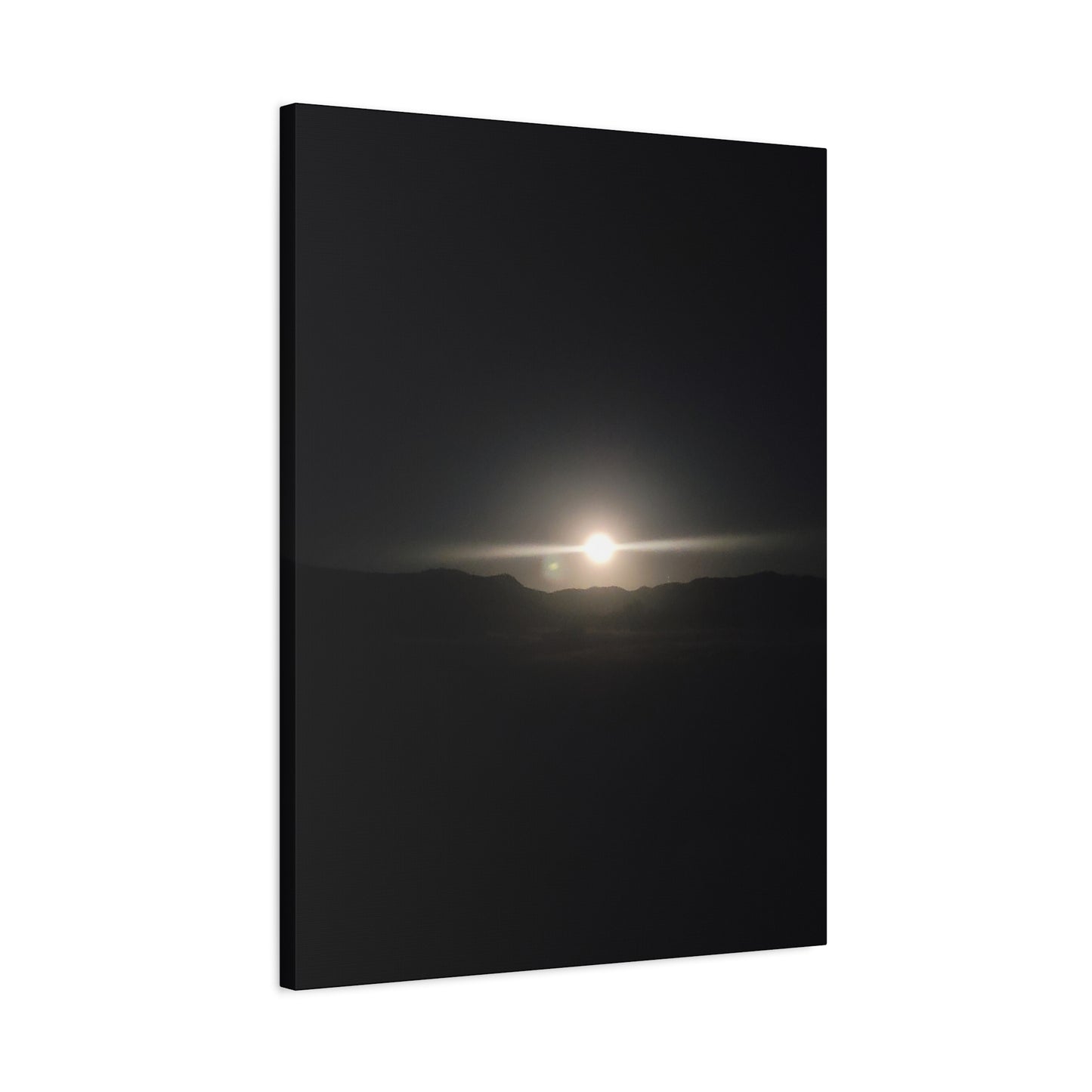 Stretched Canvas Art Print, Modern Wall Decor, Sunset Photography, Home Aesthetic, Gift for Her, Art for Living Room