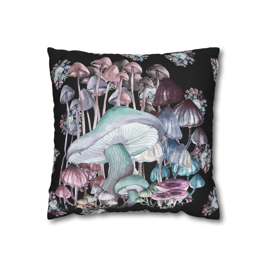 Psychedelic Mushroom Pillowcase | Colorful Home Decor, Boho Bedroom Accent, Unique Gift for Nature Lovers, Cozy Living Space