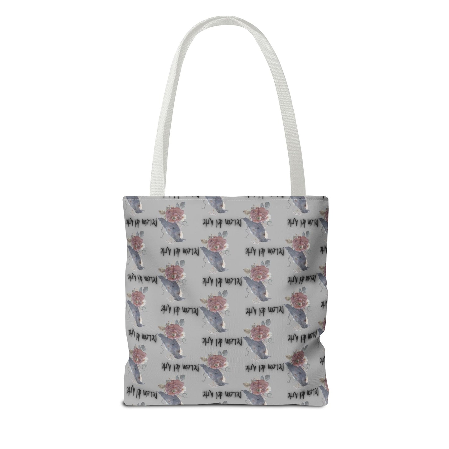 Charming Floral Tote Bag with Bird Design, Perfect for Casual Outings, Eco-Friendly Gift, Beach Bag, Everyday Carry-All
