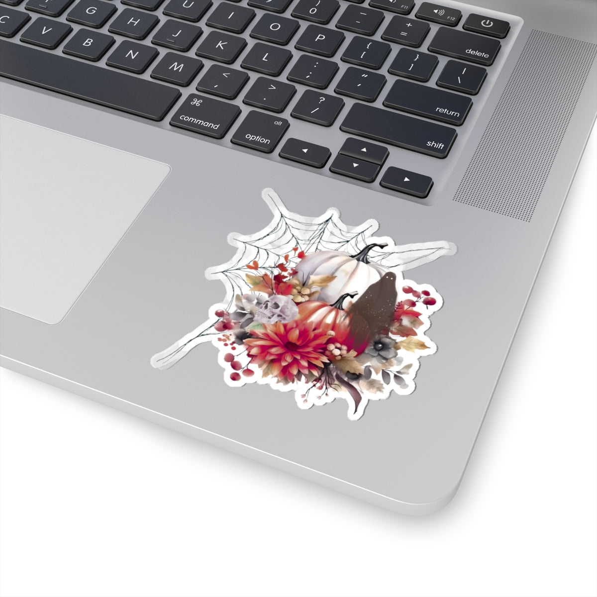 Autumn Ghost Kiss-Cut Stickers - Perfect for Fall Decor, Halloween, Scrapbooking, Laptop Decor, and Gifts