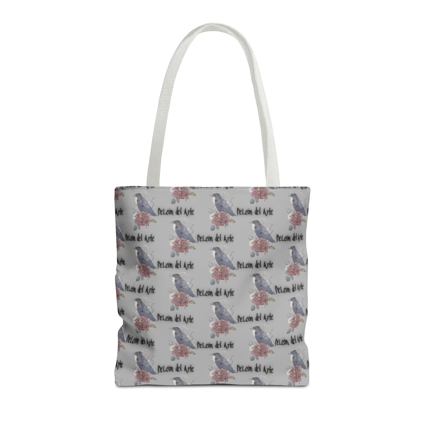 Charming Floral Tote Bag with Bird Design, Perfect for Casual Outings, Eco-Friendly Gift, Beach Bag, Everyday Carry-All