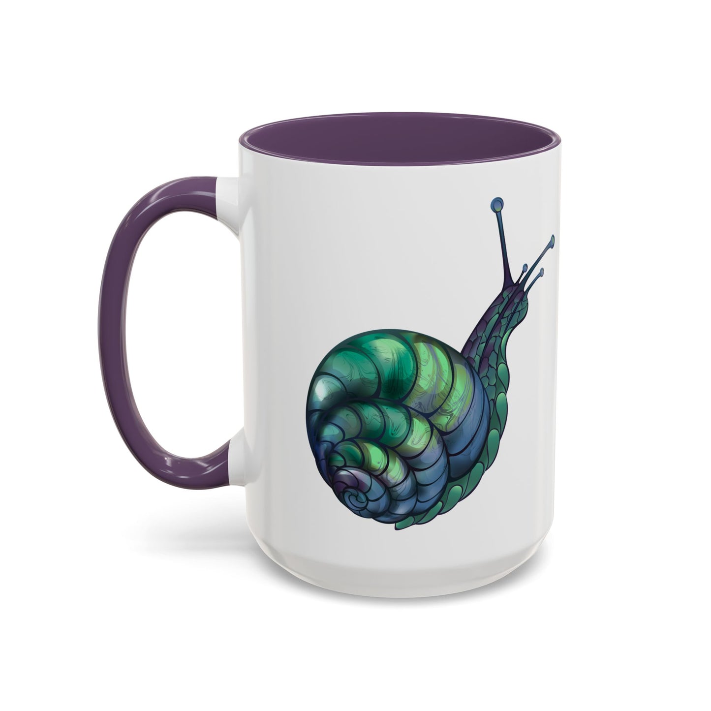 Whimsical Snail Accent Coffee Mug - Fun Gift for Nature Lovers, Unique Drinkware for Home, Snail Art Mug, Ceramic Mug for All [...]