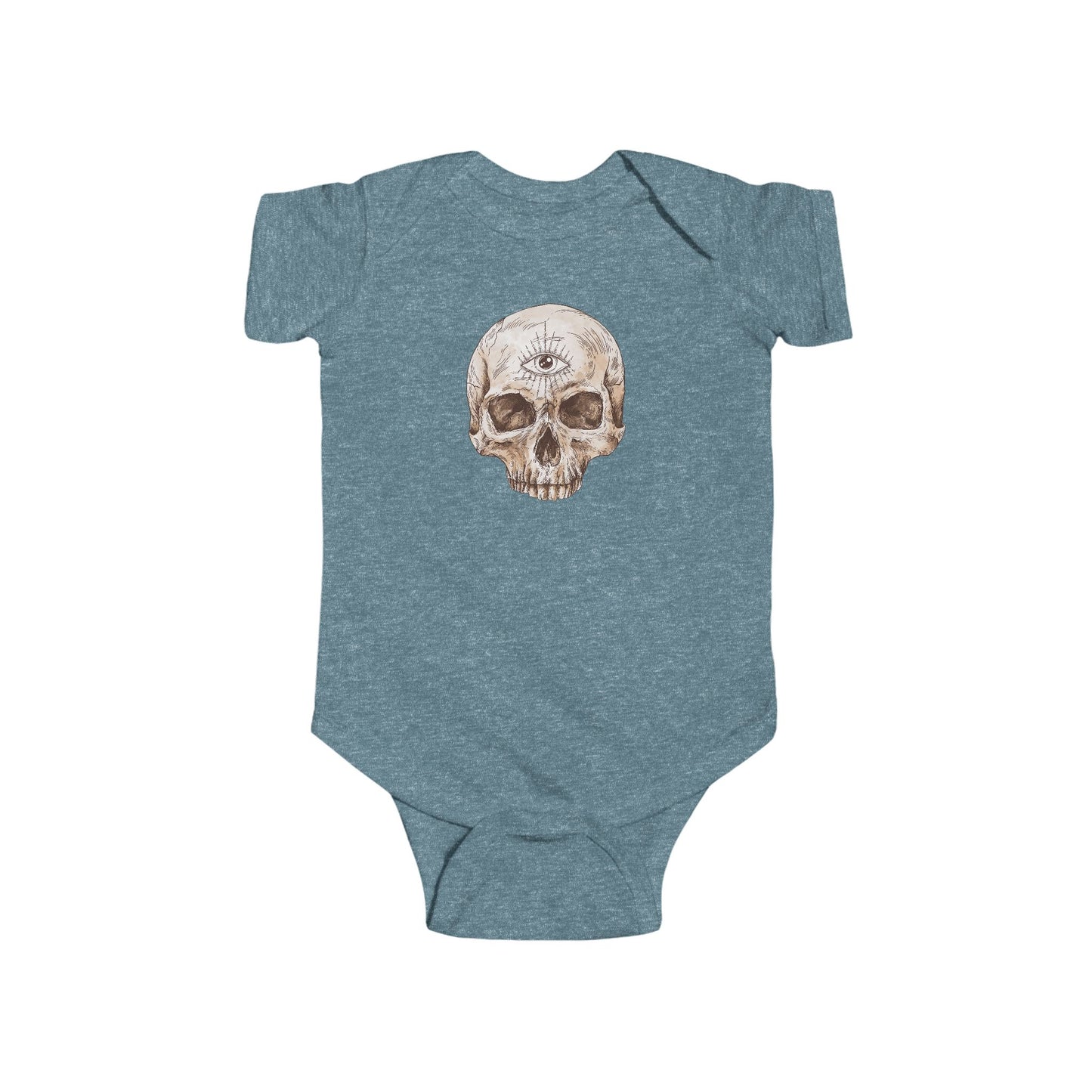 Baby Skull Bodysuit — Vintage Skull Infant Onesie