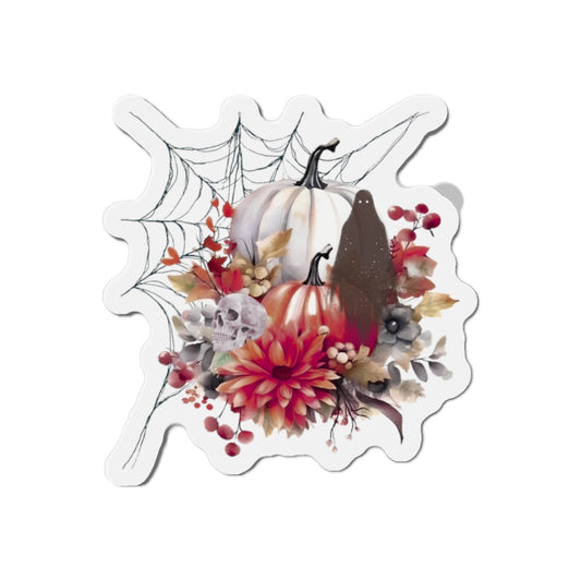 Autumn Pumpkin Die-Cut Magnets - Fall Decor, Halloween, Kitchen Accessories, Gifts for Her, Refrigerator Magnet