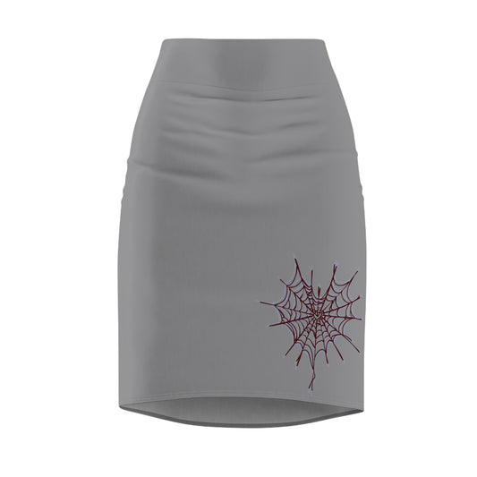 Halloween-Inspired Women's Pencil Skirt, Spooky Skirt, Customizable Skirt, Graphic Pencil Skirt, Holiday Fashion, Unique Outfit
