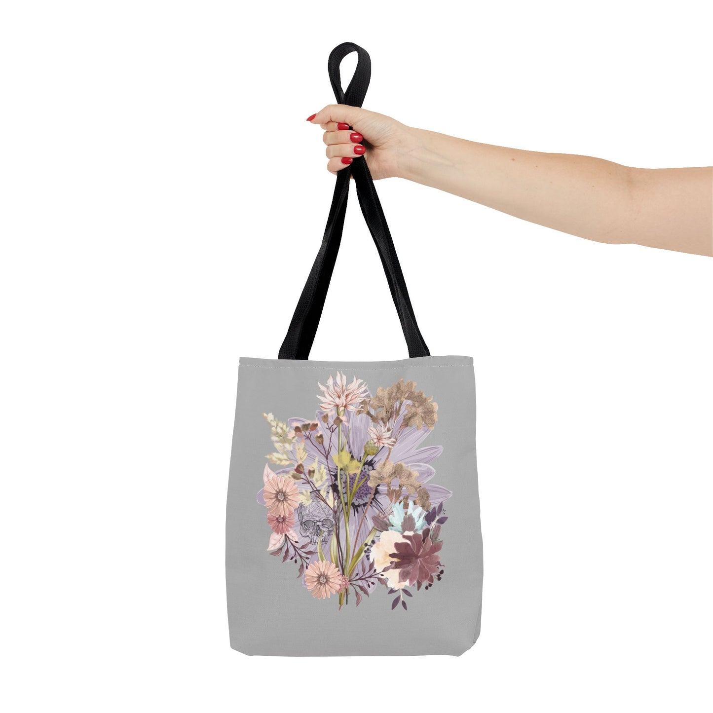 Floral Tote Bag - Vibrant Botanical Design, Spacious Shopping Companion, Eco-Friendly Gift for Nature Lovers, Perfect for Everyday Use