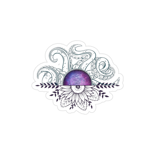 Bohemian Outdoor Sticker, Nature-Inspired Vinyl Decal, Die-Cut Art for Laptops, Water Bottles, Cars, and Journals