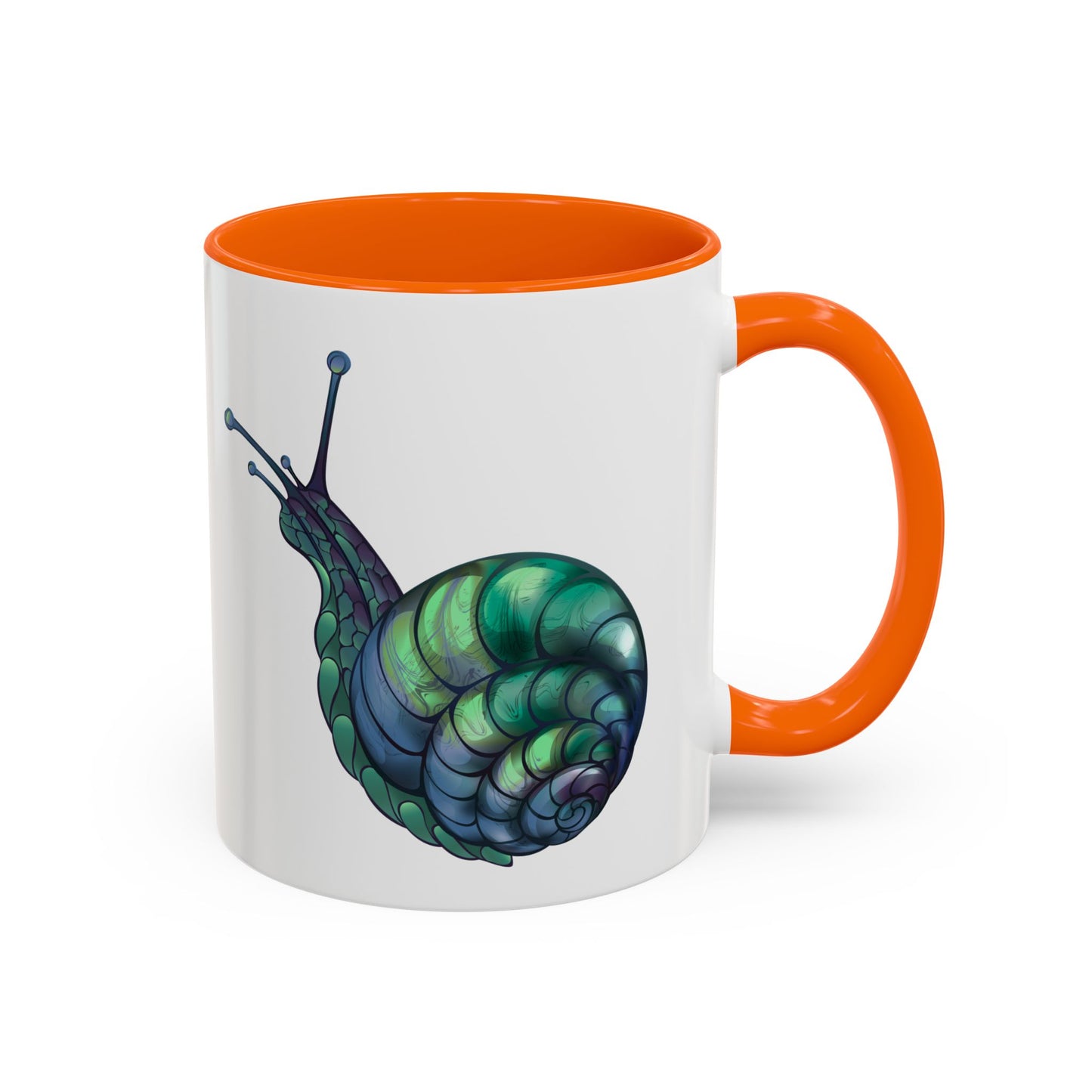 Whimsical Snail Accent Coffee Mug - Fun Gift for Nature Lovers, Unique Drinkware for Home, Snail Art Mug, Ceramic Mug for All [...]