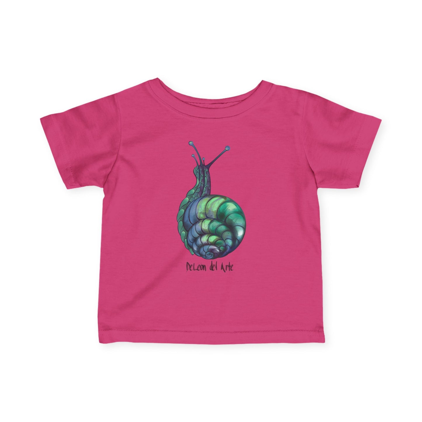 Snail Art Infant Tee, Cute Baby Shirt, Unique Toddler Clothes, Gift for New Parents, Nursery Outfit, Eco-Friendly Baby Apparel