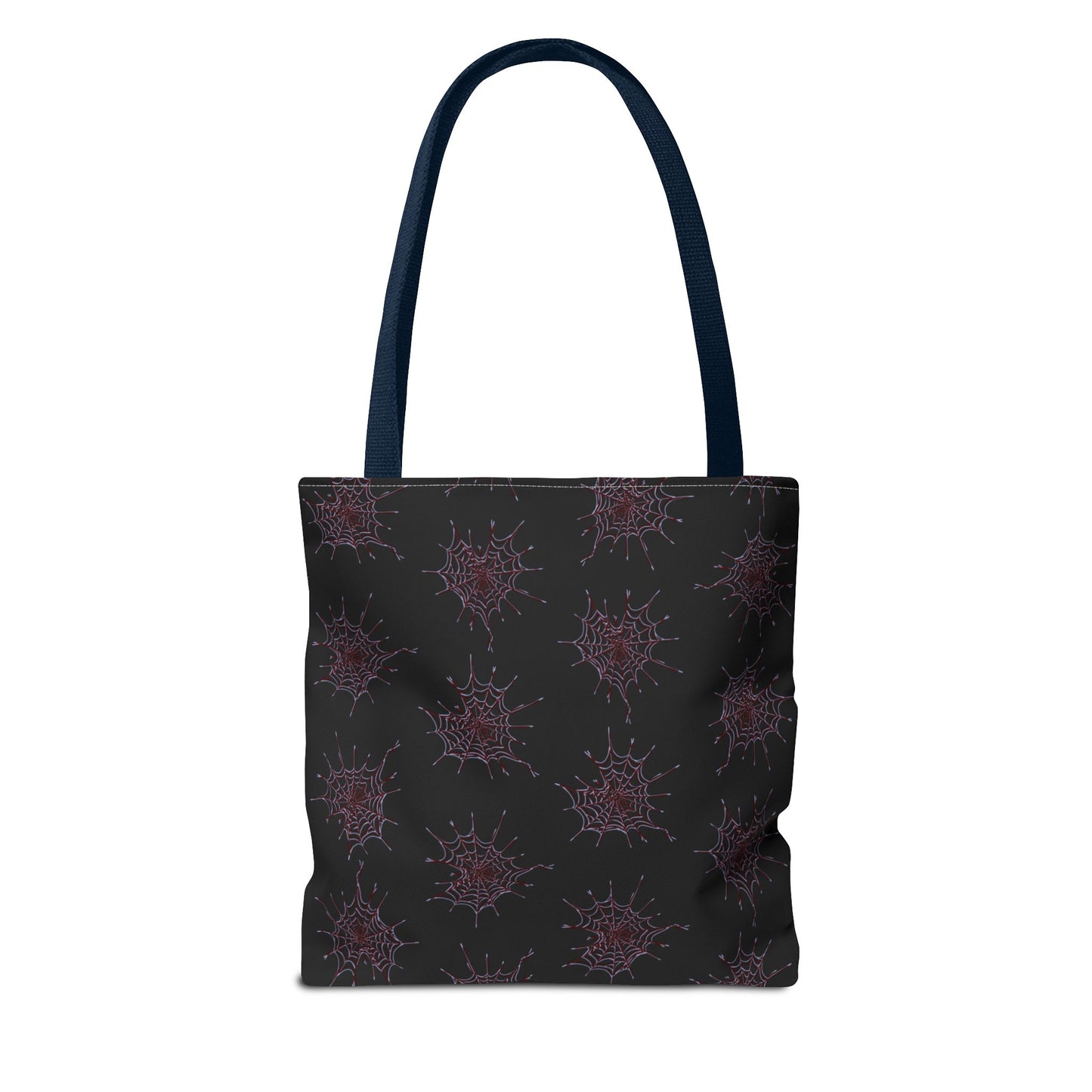 Chic Black and red Heart Web Tote Bag, Stylish Grocery Bag, Eco-Friendly Shopping Tote, Gift Bag for Her, Casual Beach Bag