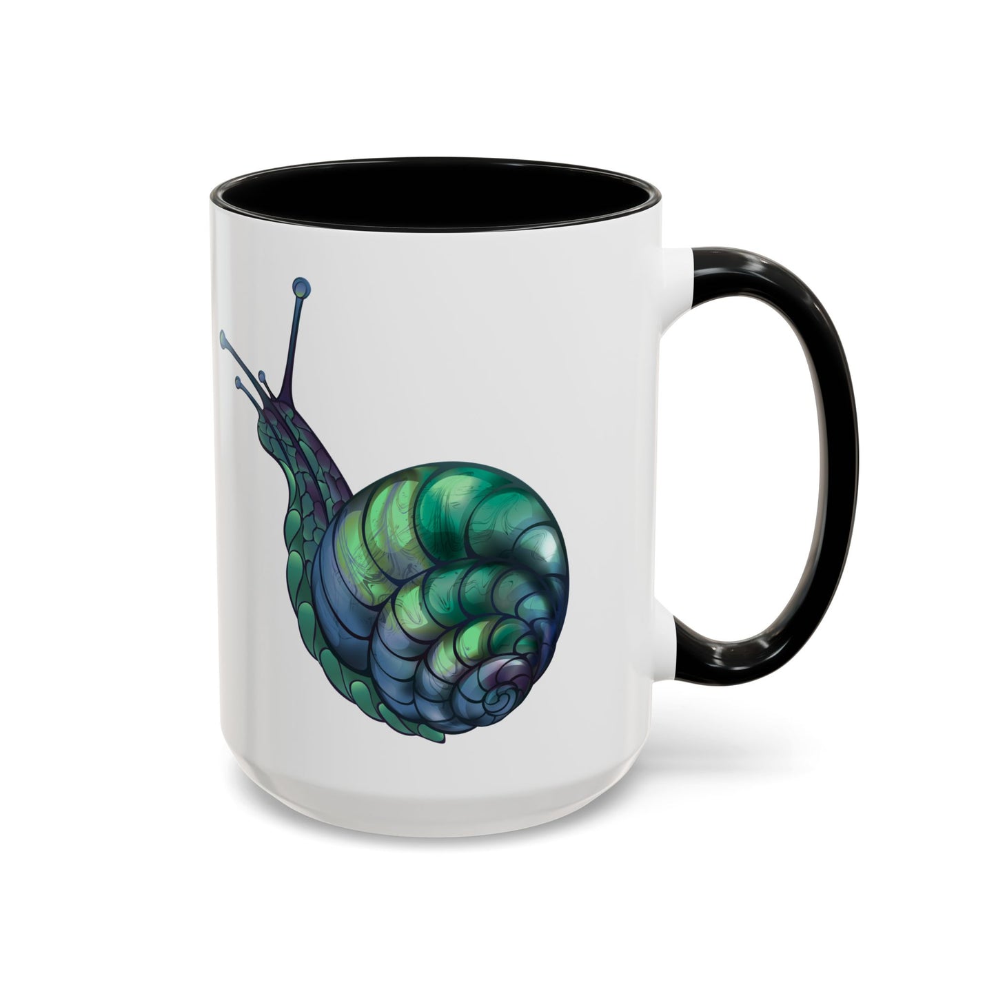 Whimsical Snail Accent Coffee Mug - Fun Gift for Nature Lovers, Unique Drinkware for Home, Snail Art Mug, Ceramic Mug for All [...]