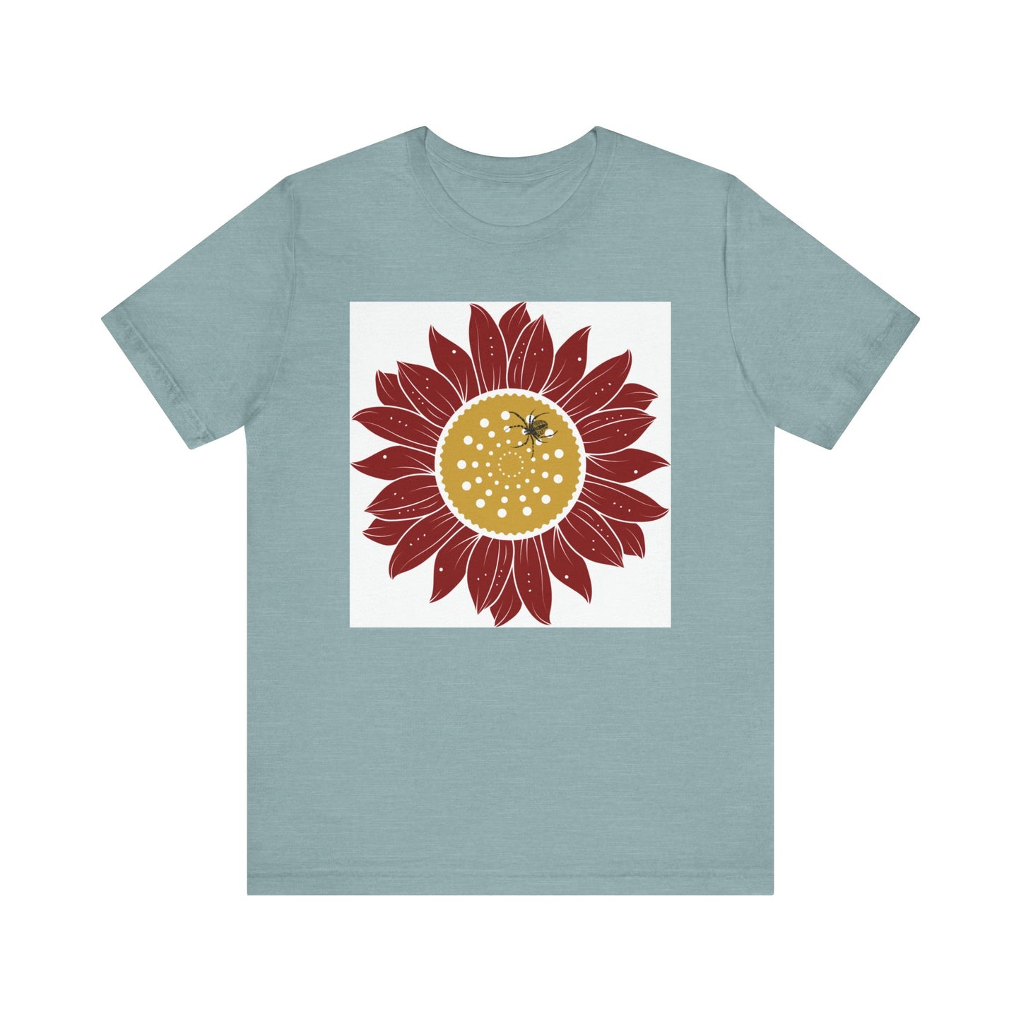 Sunflower Tee, Unisex T-Shirt for Art Lovers, Nature Inspired Gift, Casual Wear, Creative Expression