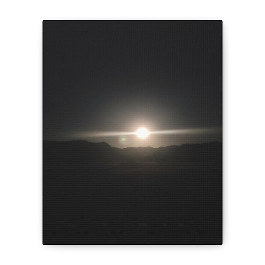 Stretched Canvas Art Print, Modern Wall Decor, Sunset Photography, Home Aesthetic, Gift for Her, Art for Living Room