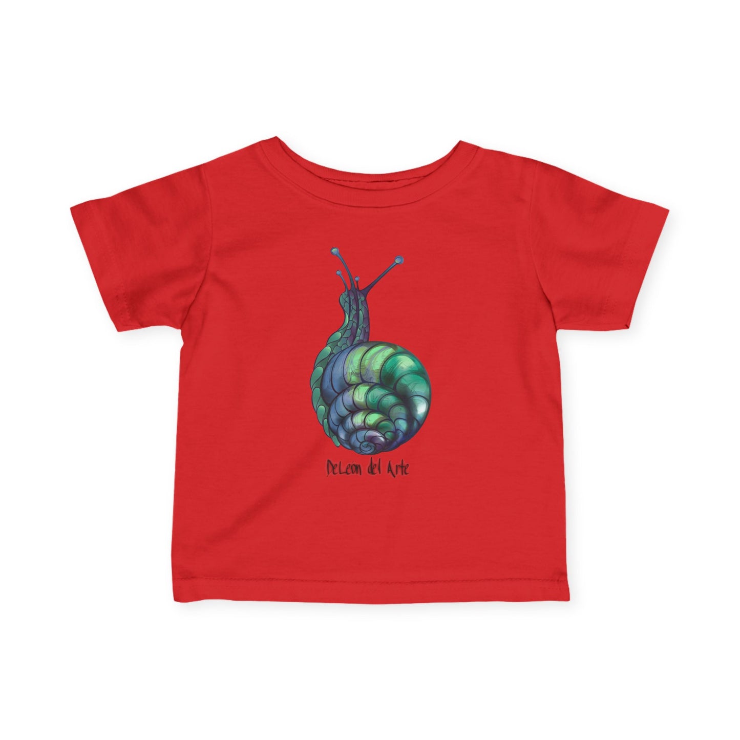 Snail Art Infant Tee, Cute Baby Shirt, Unique Toddler Clothes, Gift for New Parents, Nursery Outfit, Eco-Friendly Baby Apparel
