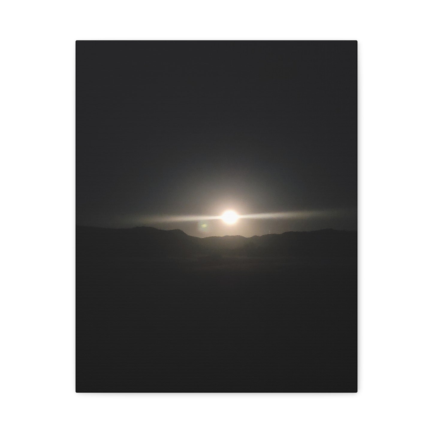 Stretched Canvas Art Print, Modern Wall Decor, Sunset Photography, Home Aesthetic, Gift for Her, Art for Living Room