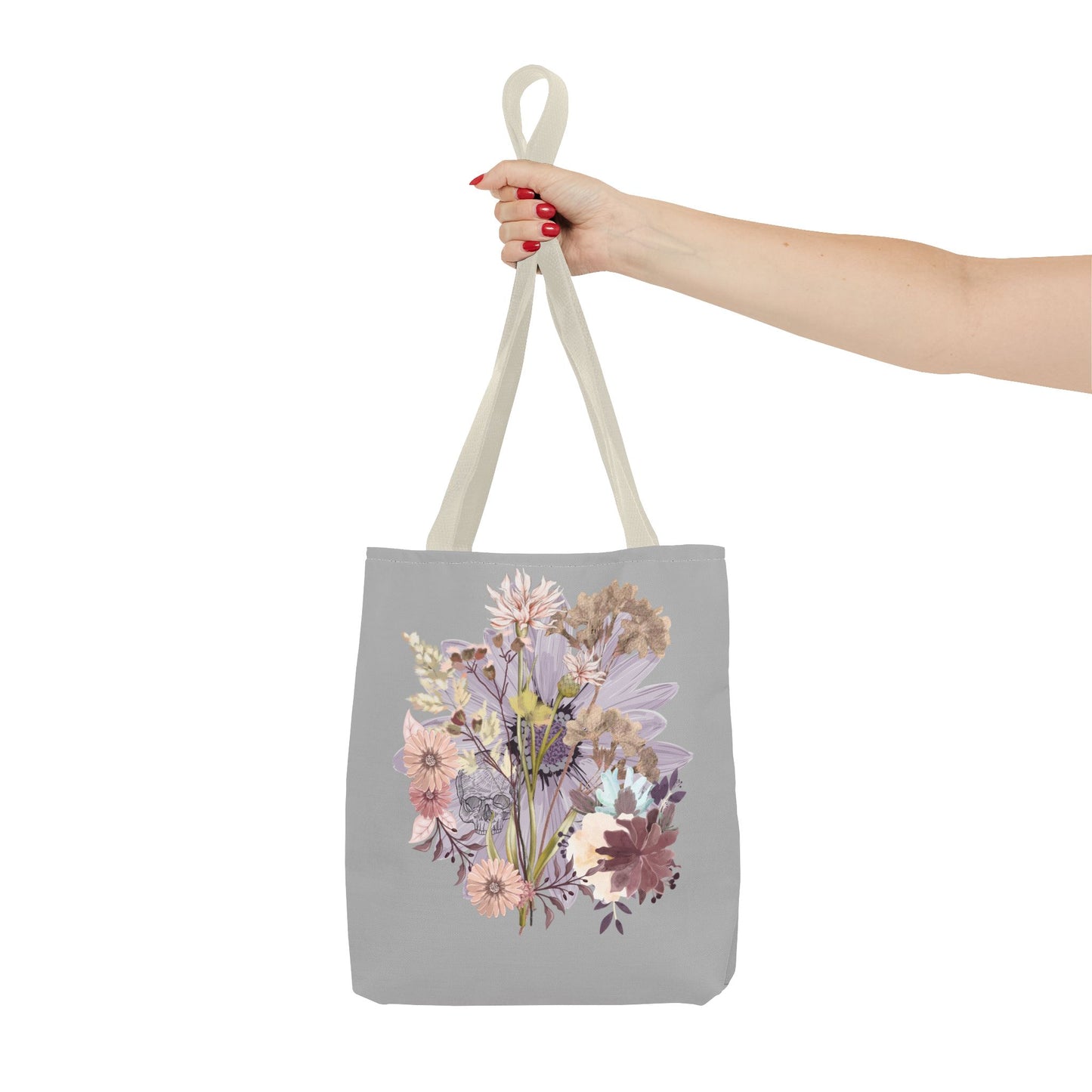Floral Tote Bag - Vibrant Botanical Design, Spacious Shopping Companion, Eco-Friendly Gift for Nature Lovers, Perfect for Everyday Use