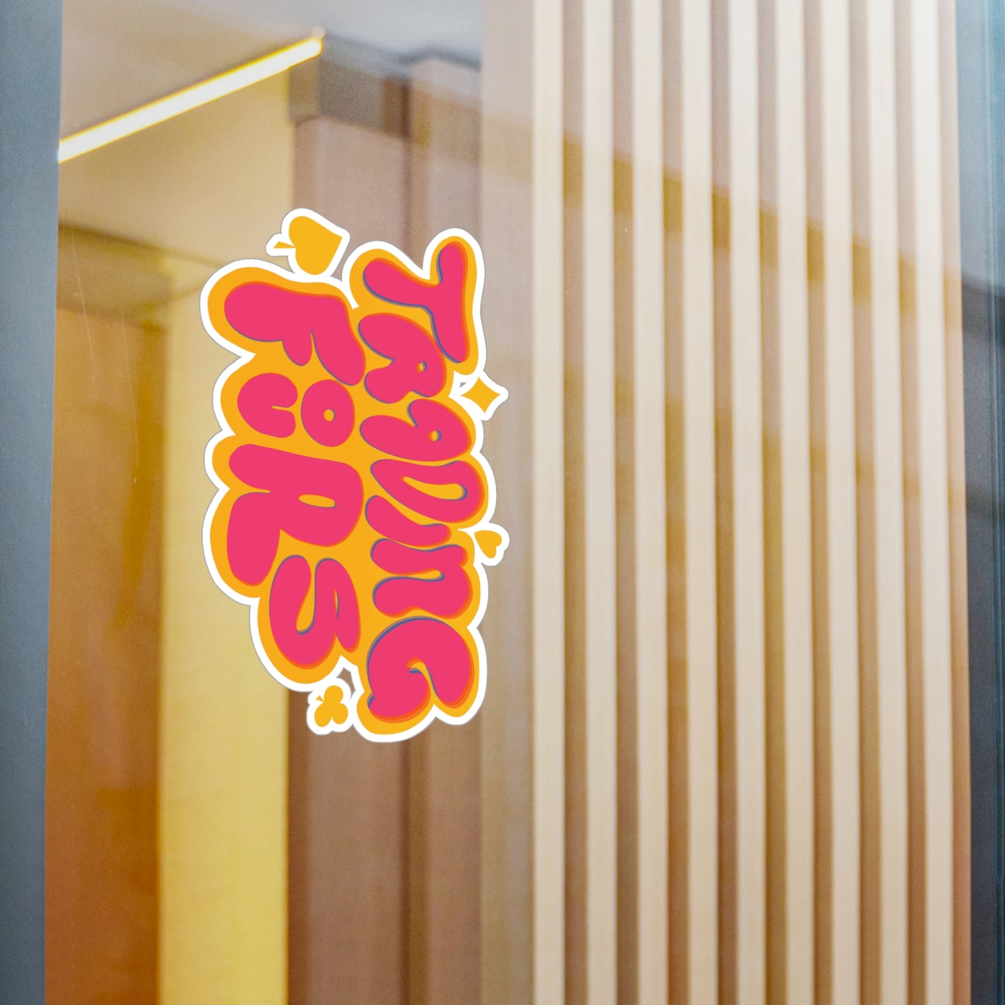 Trading Fours Fun Retro Sticker Decals for Personalization, Ideal for Gifts, Home Decor, Laptop Accessories, and More!