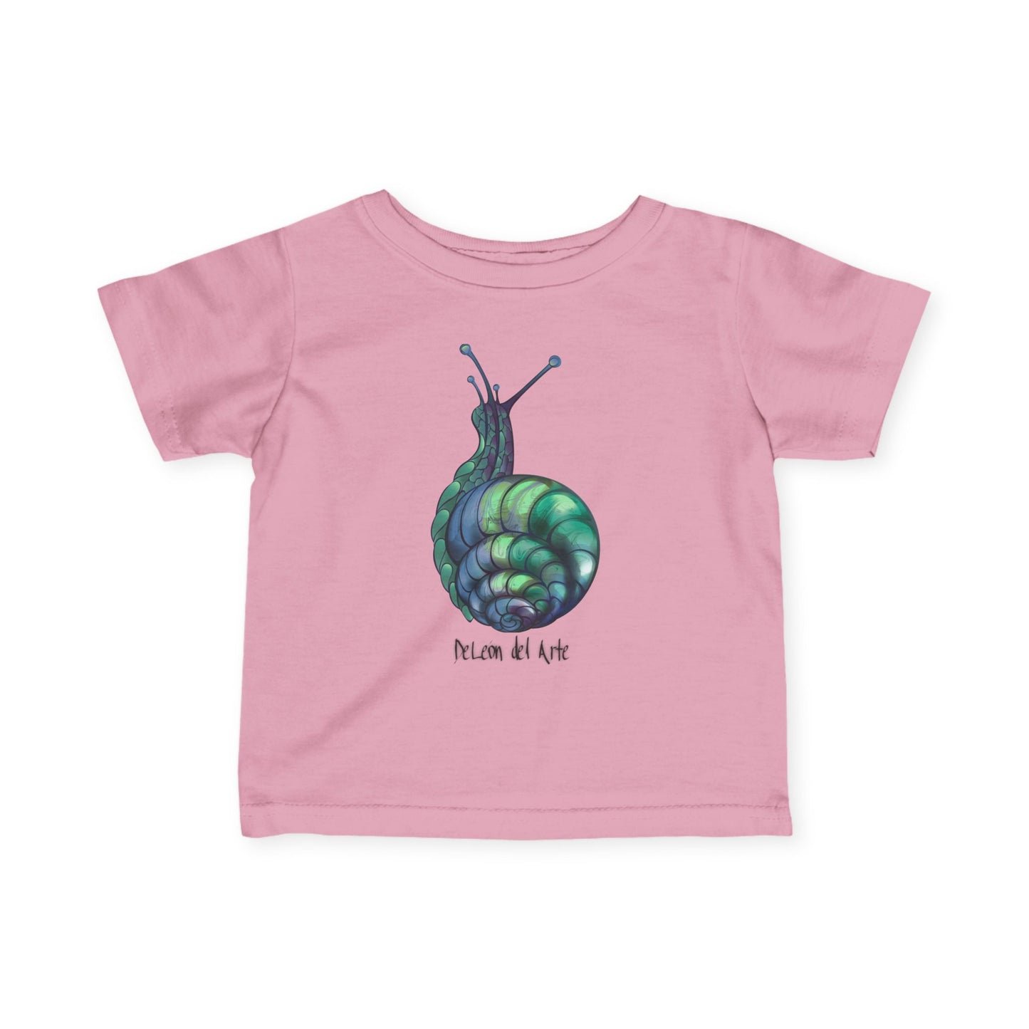 Snail Art Infant Tee, Cute Baby Shirt, Unique Toddler Clothes, Gift for New Parents, Nursery Outfit, Eco-Friendly Baby Apparel