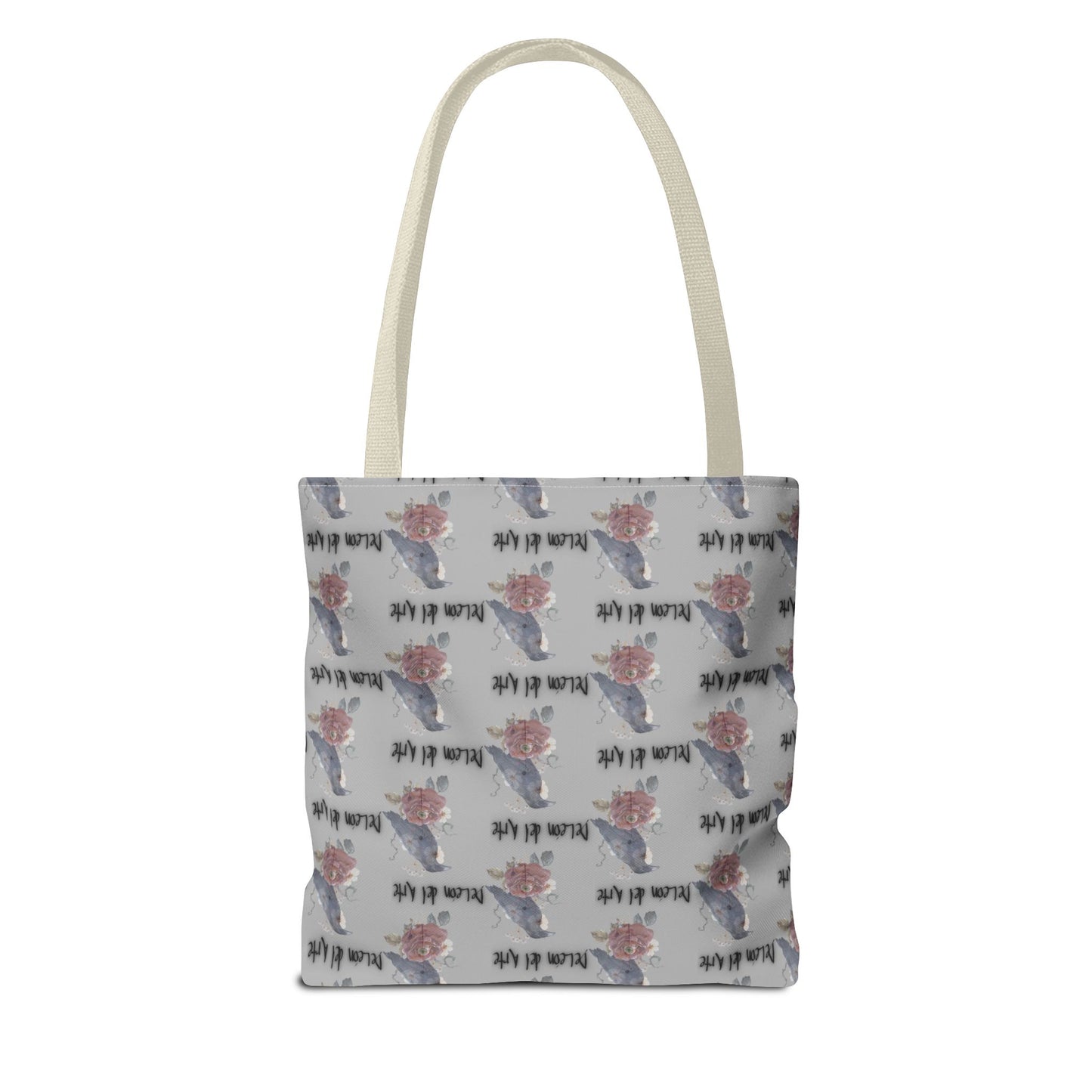 Charming Floral Tote Bag with Bird Design, Perfect for Casual Outings, Eco-Friendly Gift, Beach Bag, Everyday Carry-All