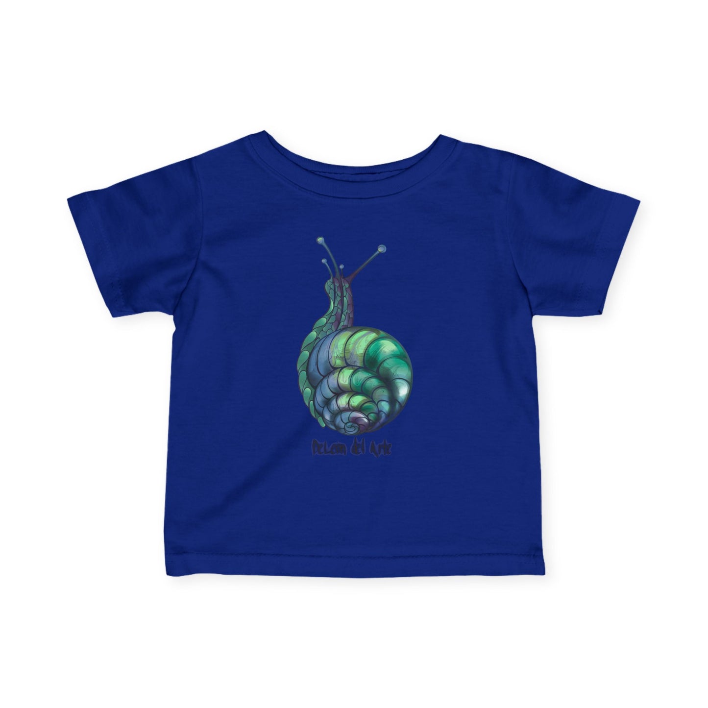 Snail Art Infant Tee, Cute Baby Shirt, Unique Toddler Clothes, Gift for New Parents, Nursery Outfit, Eco-Friendly Baby Apparel