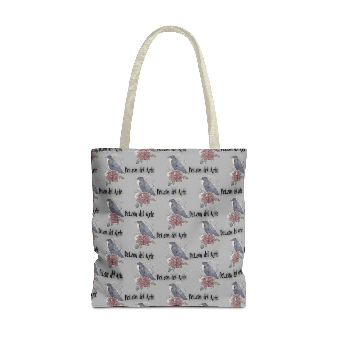 Charming Floral Tote Bag with Bird Design, Perfect for Casual Outings, Eco-Friendly Gift, Beach Bag, Everyday Carry-All