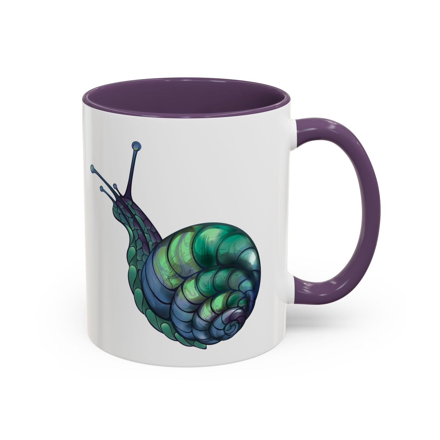 Whimsical Snail Accent Coffee Mug - Fun Gift for Nature Lovers, Unique Drinkware for Home, Snail Art Mug, Ceramic Mug for All [...]