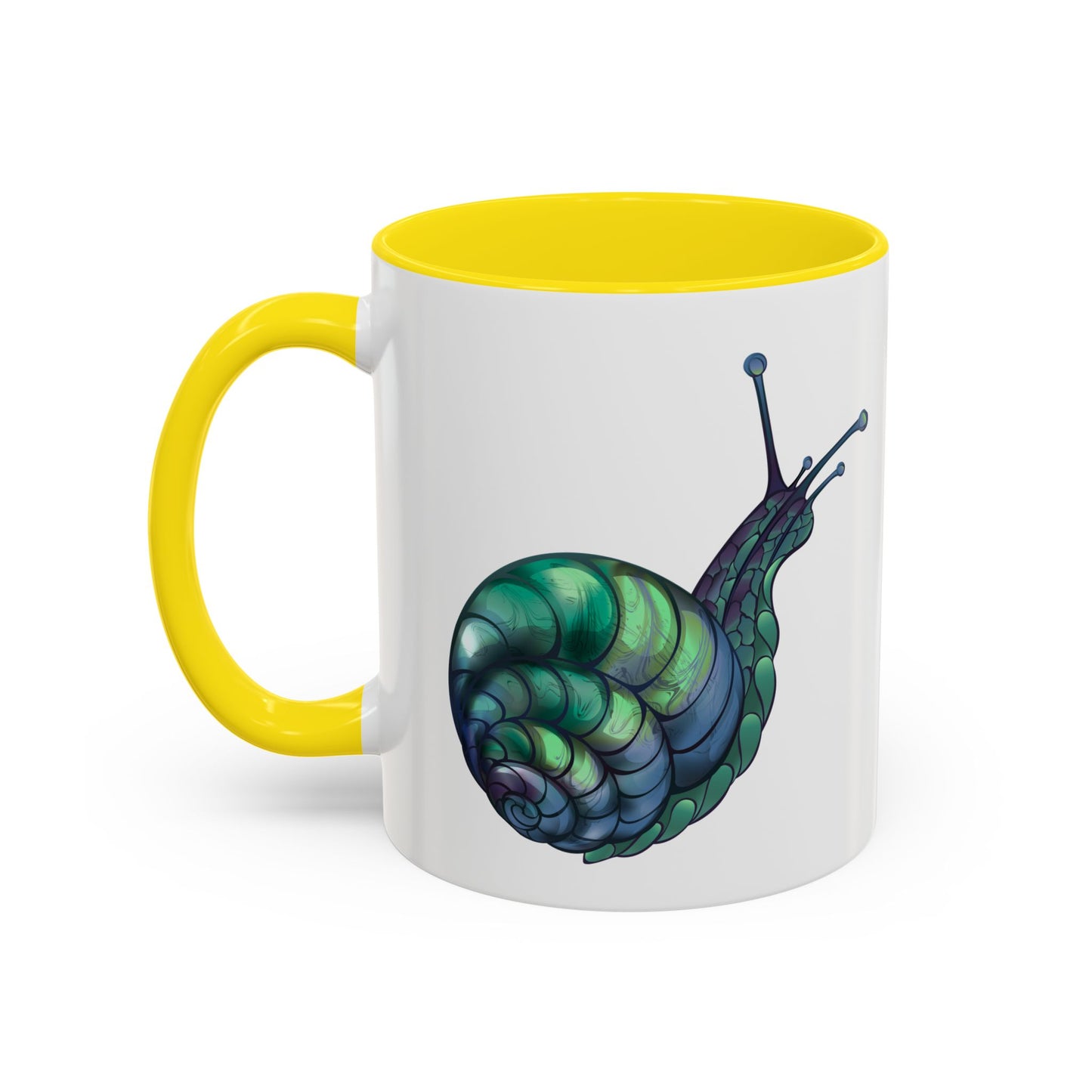 Whimsical Snail Accent Coffee Mug - Fun Gift for Nature Lovers, Unique Drinkware for Home, Snail Art Mug, Ceramic Mug for All [...]