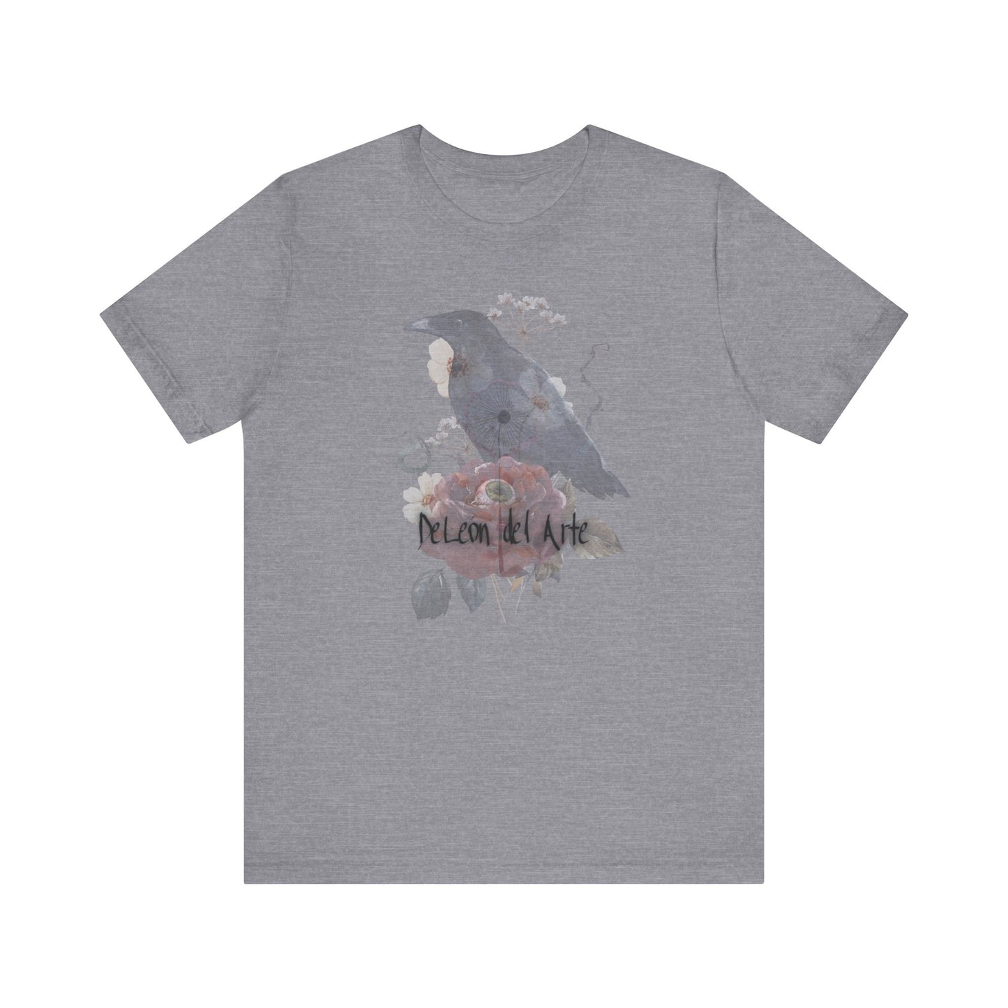Artistic Bird Tee, Unisex T-Shirt for Art Lovers, Nature Inspired Gift, Casual Wear, Creative Expression