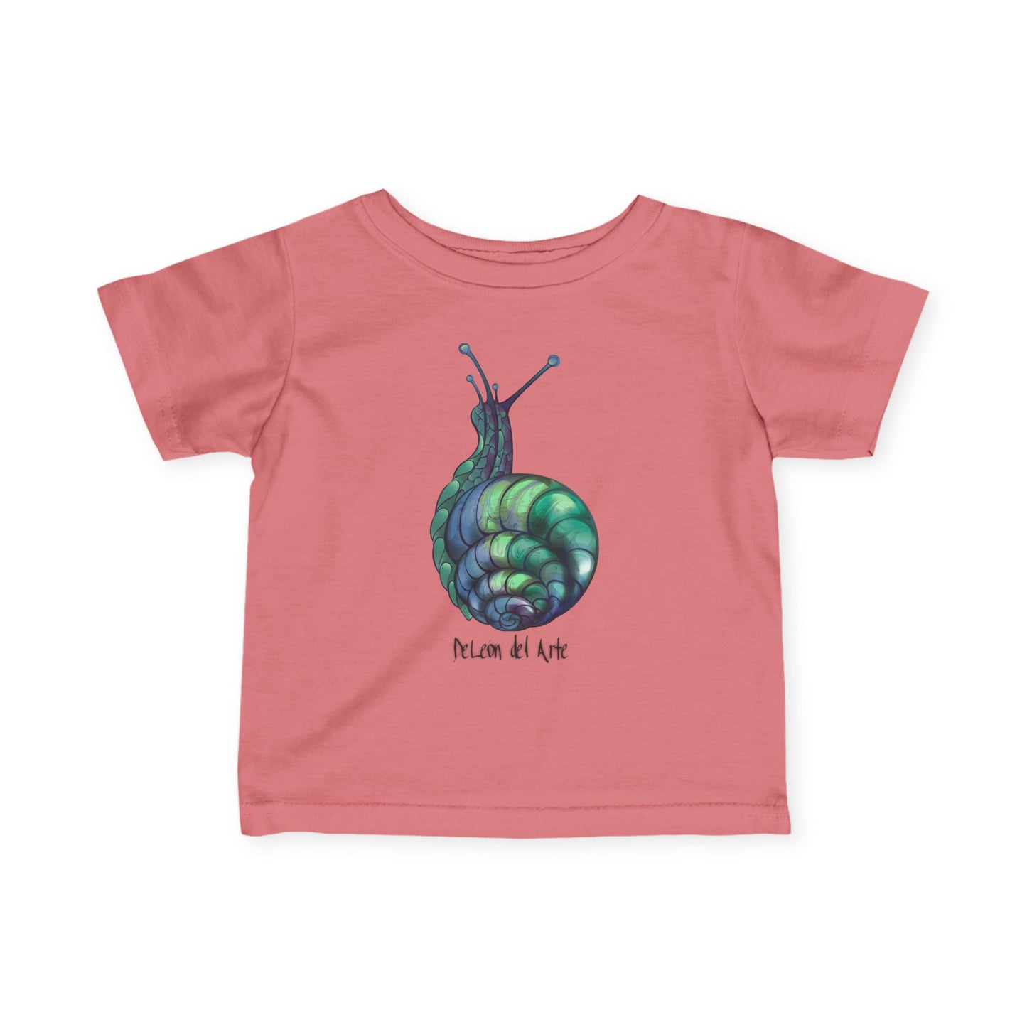 Snail Art Infant Tee, Cute Baby Shirt, Unique Toddler Clothes, Gift for New Parents, Nursery Outfit, Eco-Friendly Baby Apparel