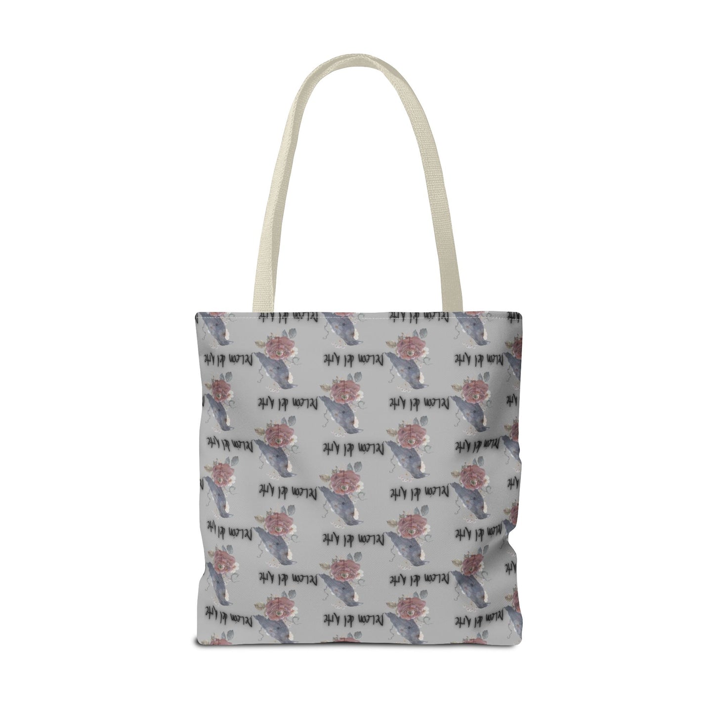 Charming Floral Tote Bag with Bird Design, Perfect for Casual Outings, Eco-Friendly Gift, Beach Bag, Everyday Carry-All