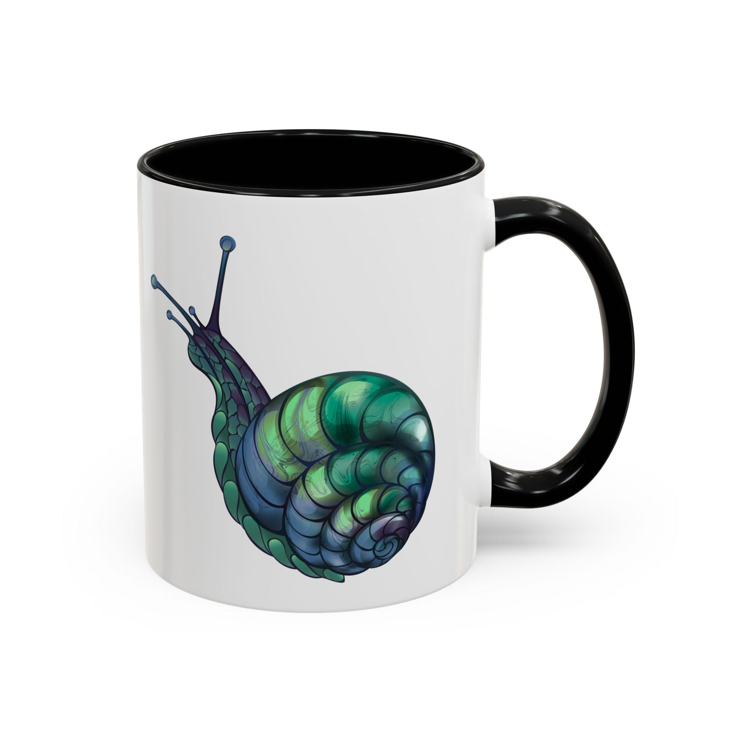 Whimsical Snail Accent Coffee Mug - Fun Gift for Nature Lovers, Unique Drinkware for Home, Snail Art Mug, Ceramic Mug for All [...]