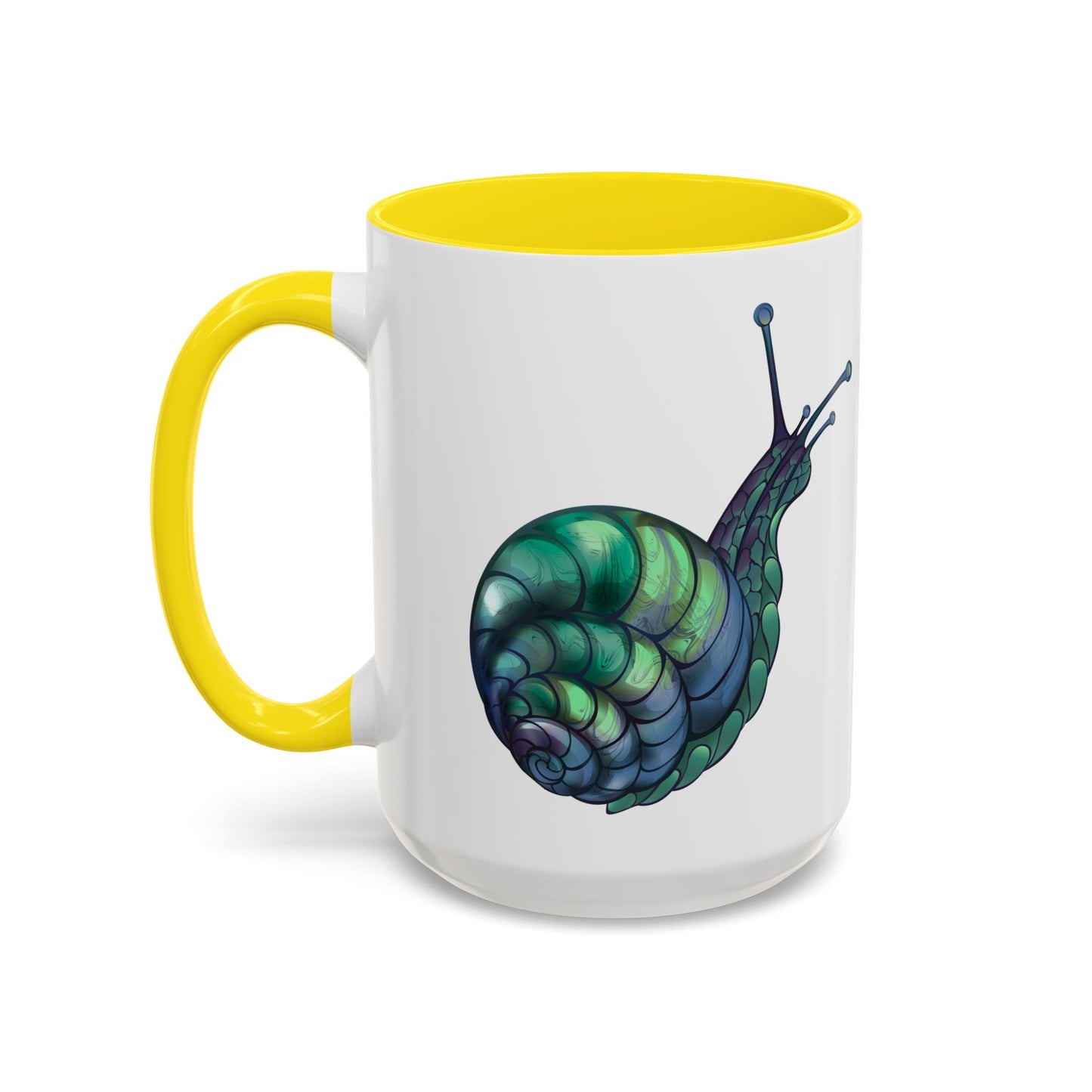 Whimsical Snail Accent Coffee Mug - Fun Gift for Nature Lovers, Unique Drinkware for Home, Snail Art Mug, Ceramic Mug for All [...]