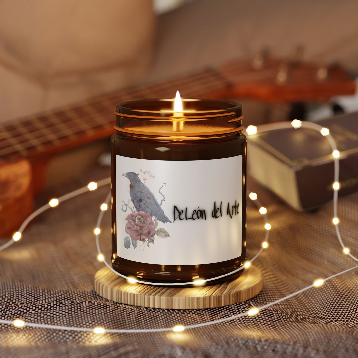 Aromatic Soy Candle with Bird Design | Eco-Friendly Home Decor, Gift, Relaxation, Self-Care, Wellness