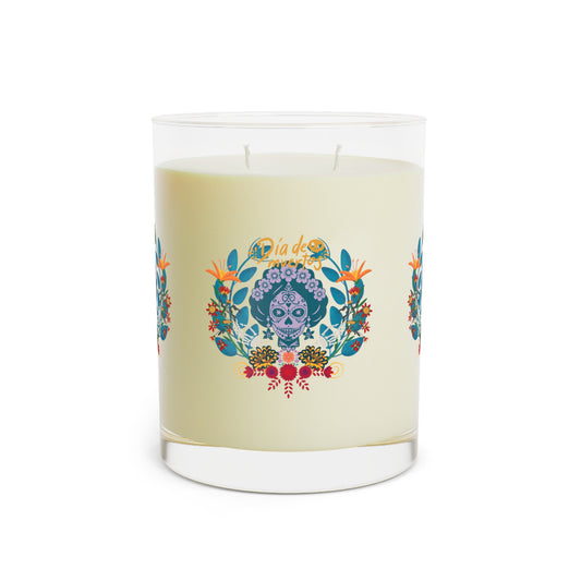 Vibrant Floral Scented Candle - Handmade Aromatic Candle, Decorative Candle Gift, Relaxing Home Decor, Cozy Gift for Any Occasion