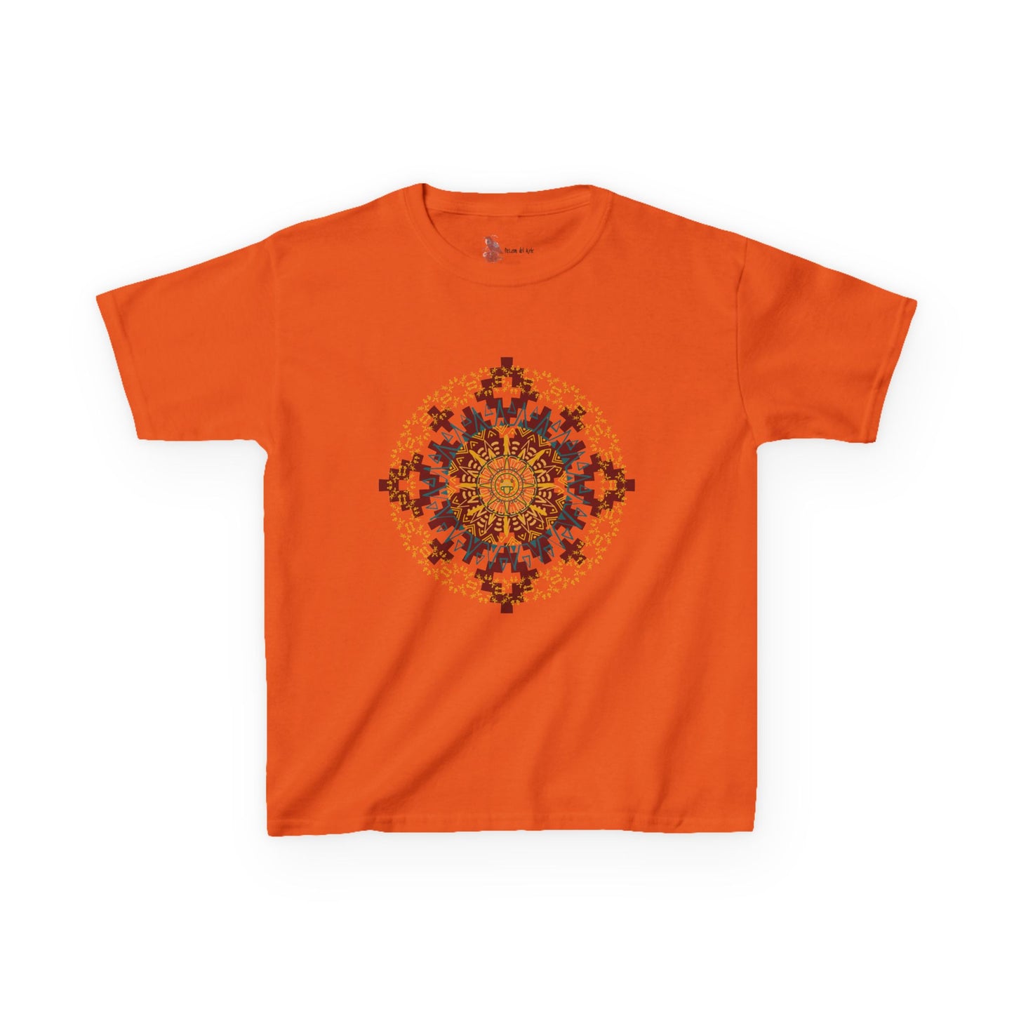 Ethnic Pattern Kids Tee, Fun Kids T-Shirt, Colorful Graphic Kids Tee, Festival Wardrobe, Unique Gift for Children