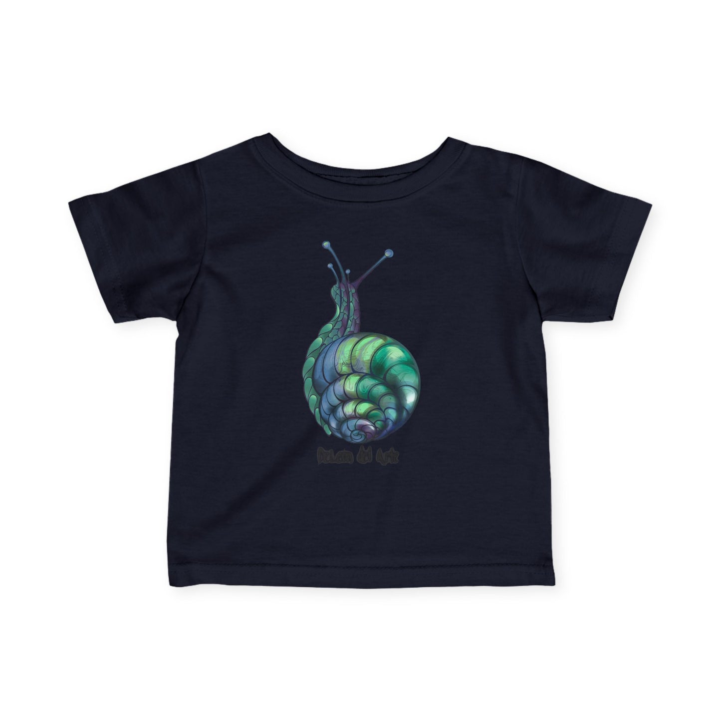 Snail Art Infant Tee, Cute Baby Shirt, Unique Toddler Clothes, Gift for New Parents, Nursery Outfit, Eco-Friendly Baby Apparel