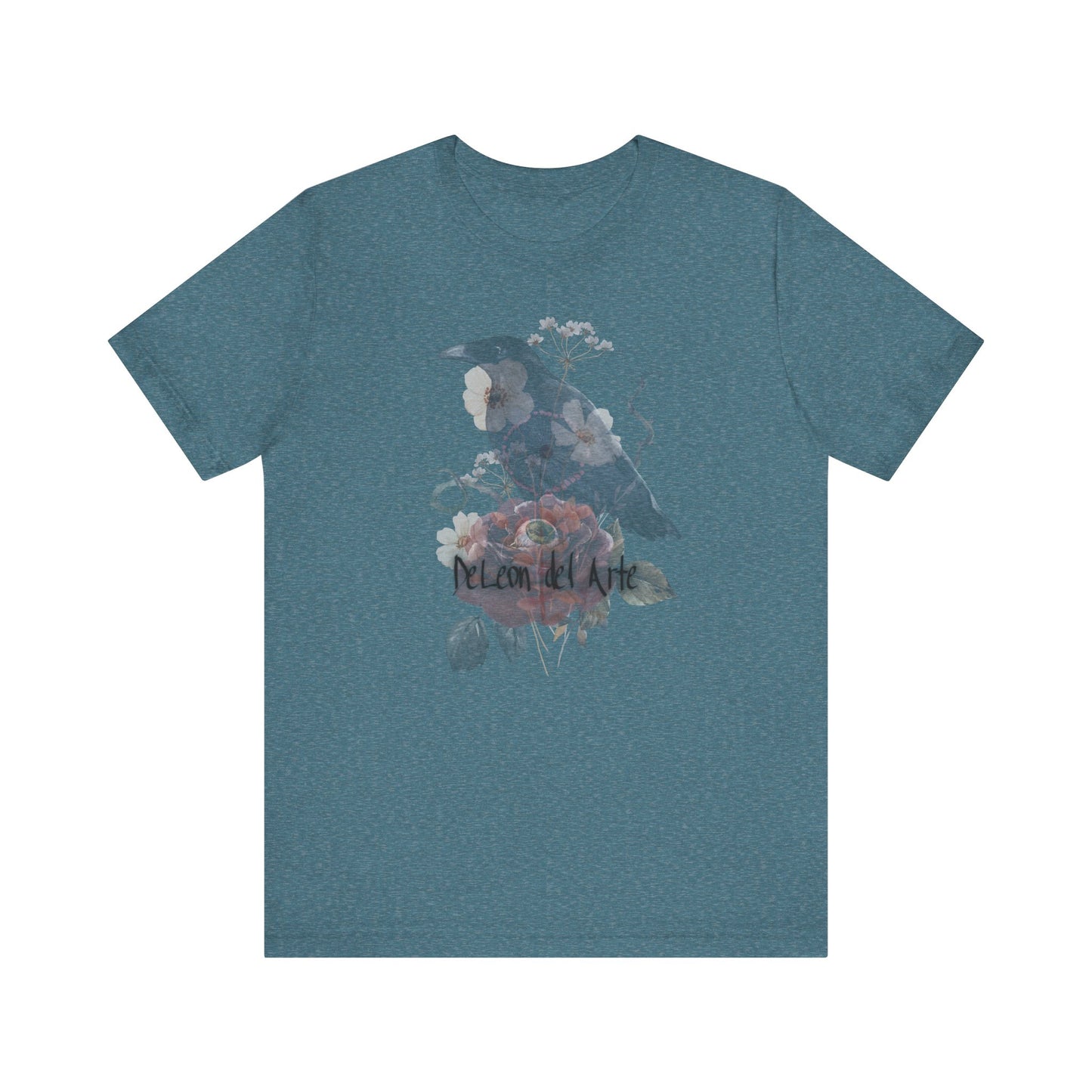 Artistic Bird Tee, Unisex T-Shirt for Art Lovers, Nature Inspired Gift, Casual Wear, Creative Expression