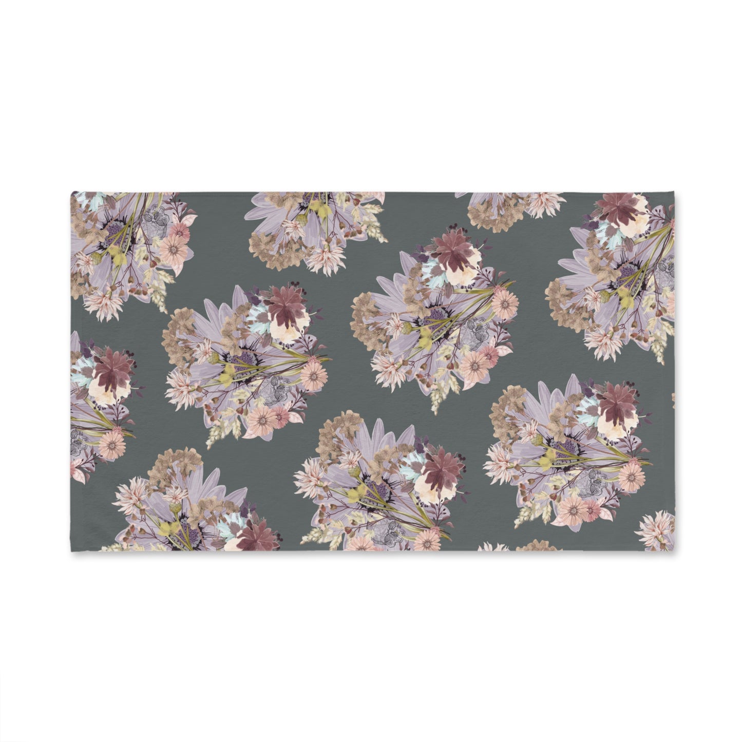 Floral Hand Towel, Elegant Kitchen Towels, Gift for Garden Lovers, Decorative Bathroom Towels, Spring Home Decor
