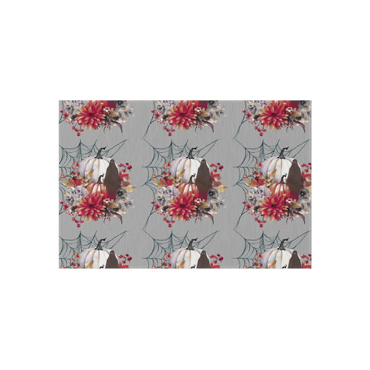 Halloween Outdoor Rug, Fall Decor, Seasonal Mat, Patio and Porch Accessory, Spooky Home Decor, Festive Outdoor Flooring