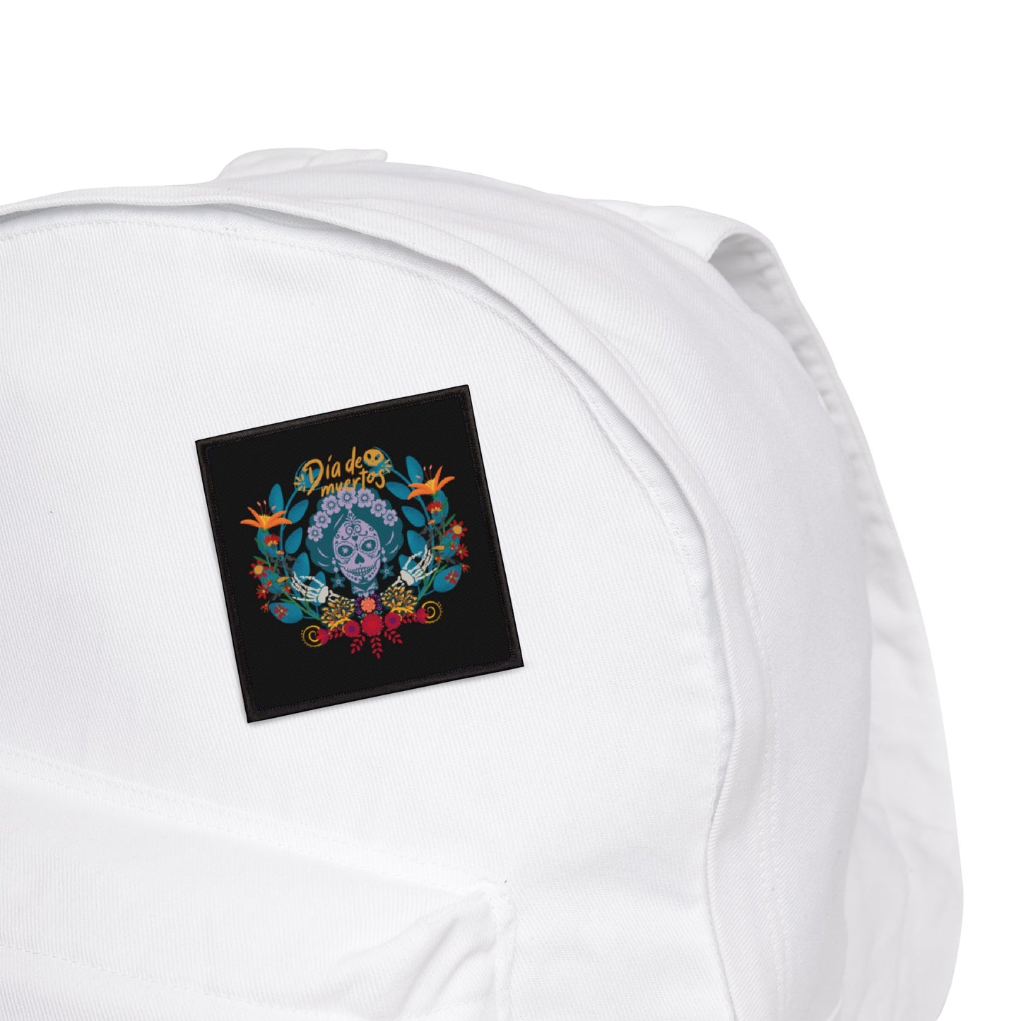 Colorful Día de Muertos Iron-On Patches | Customizable Denim & Jackets | Unique Gifts, Halloween Decor, Arts & Crafts