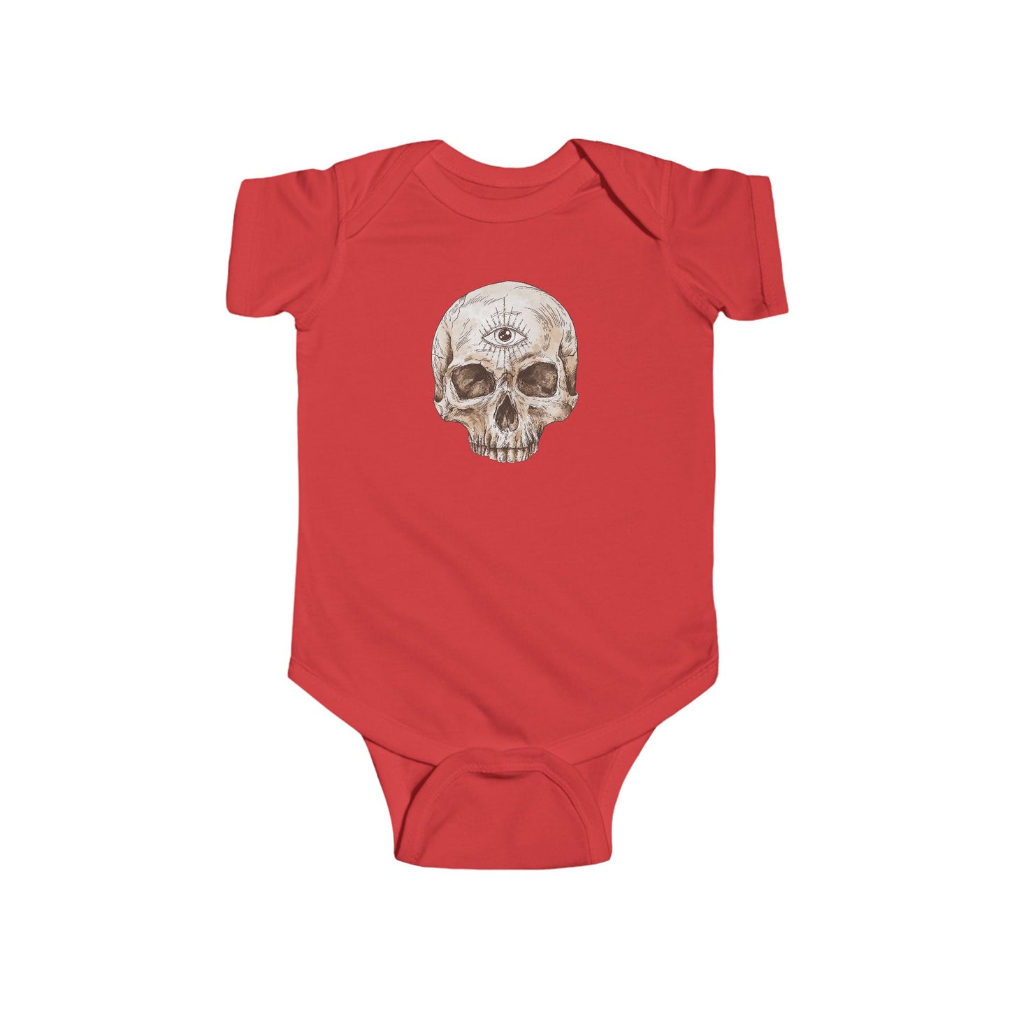 Baby Skull Bodysuit — Vintage Skull Infant Onesie