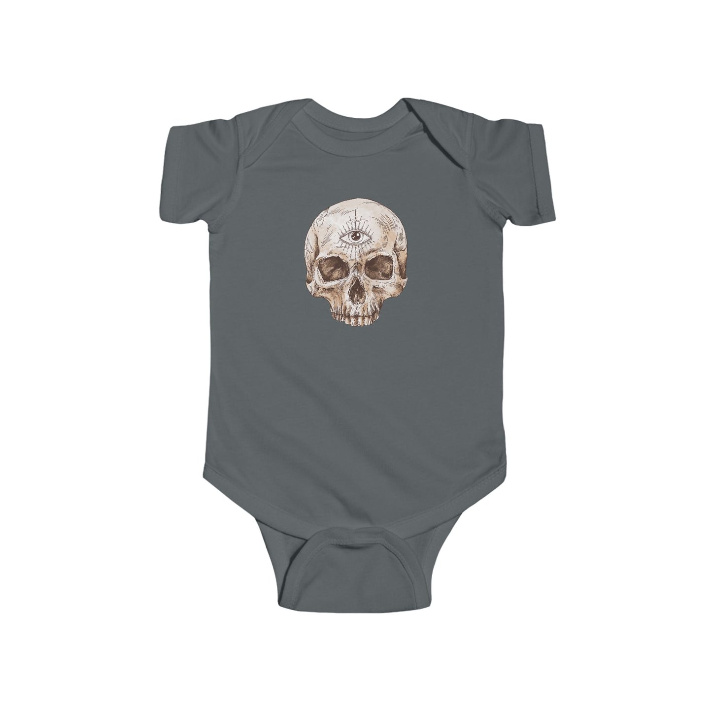 Baby Skull Bodysuit — Vintage Skull Infant Onesie