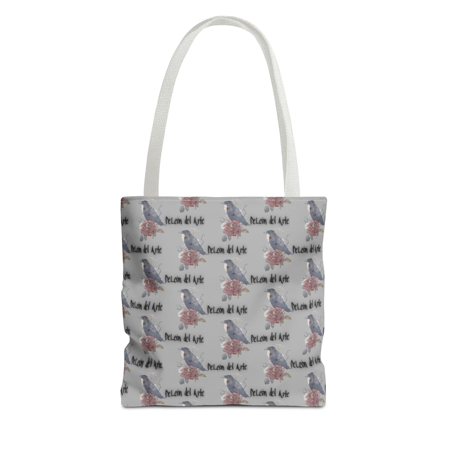 Charming Floral Tote Bag with Bird Design, Perfect for Casual Outings, Eco-Friendly Gift, Beach Bag, Everyday Carry-All